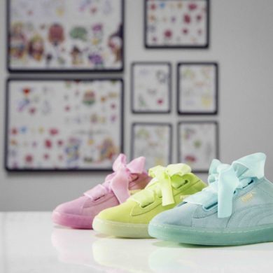 PUMA Basket Suede Heart Reset