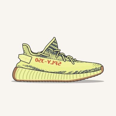 Yeezy Yebra Semi Frozen Yellow