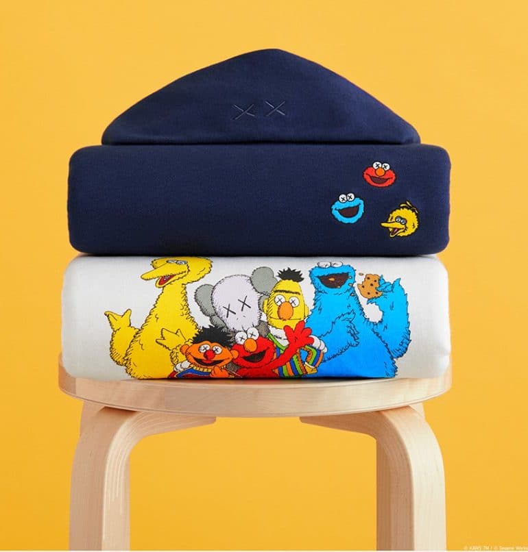 Kaws x Uniqlo Sesame Street