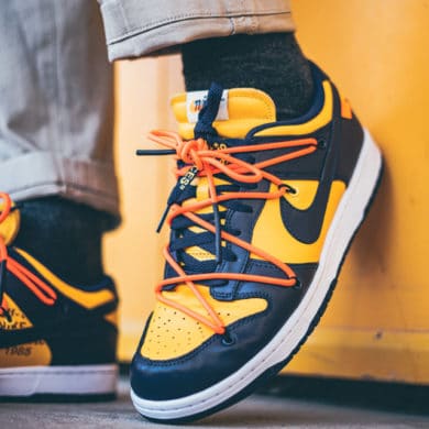Nike SB Dunk low OFF WHITE Michigan