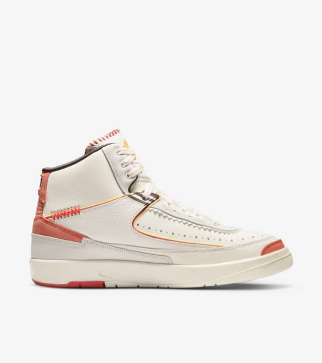 Air Jordan 2 Maison Château Rouge Orange and Sail 2