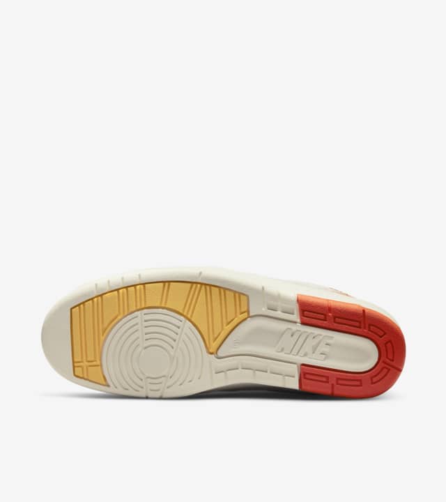 Air Jordan 2 Maison Château Rouge Orange and Sail 3