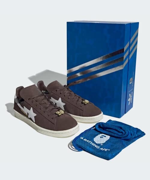 Bape x adidas Campus 80s Brown