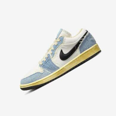 Air Jordan 1 Low Sashiko Denim FN7670-493