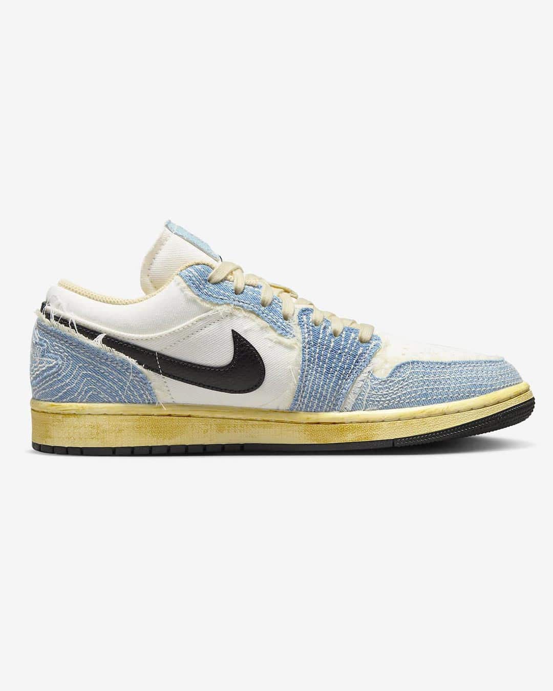 Air Jordan 1 Low Sashiko Denim FN7670-493