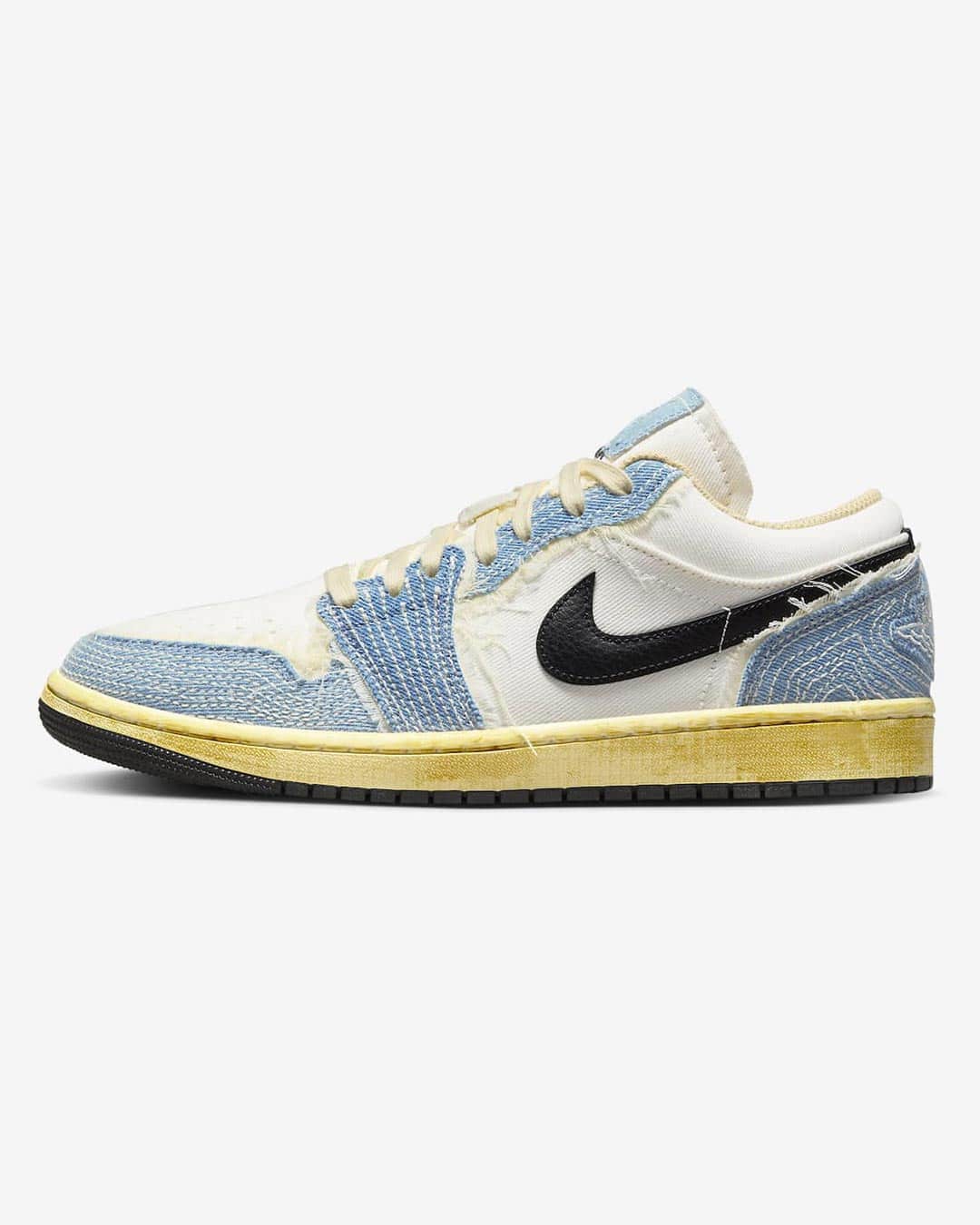 Air Jordan 1 Low Sashiko Denim FN7670-493