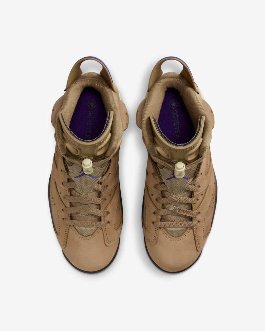 Air Jordan 6 Gore-Tex Brown Kelp FD1643-300