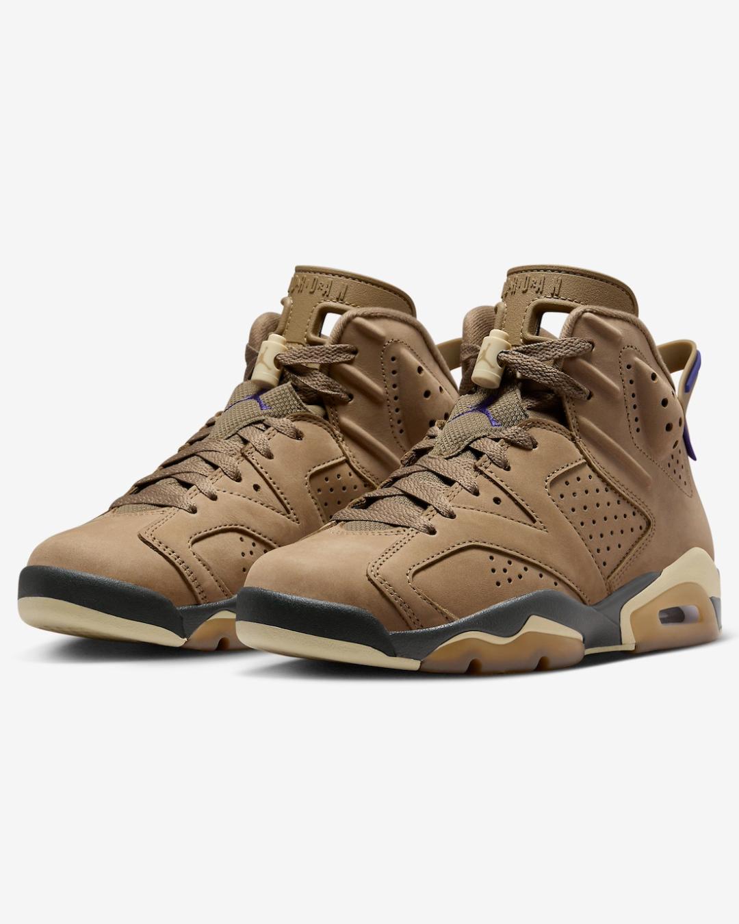 Air Jordan 6 Gore-Tex Brown Kelp FD1643-300