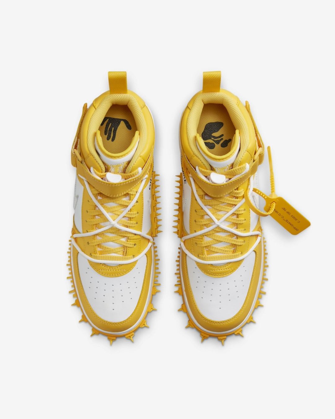 Off-White x Nike Air Force 1 Mid Varsity Maize DR0500-101