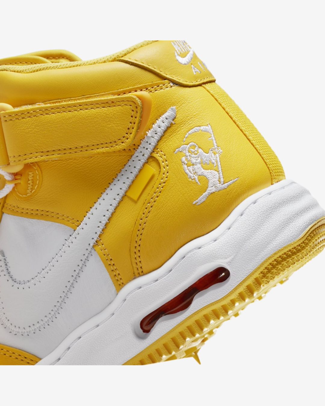 Off-White x Nike Air Force 1 Mid Varsity Maize DR0500-101