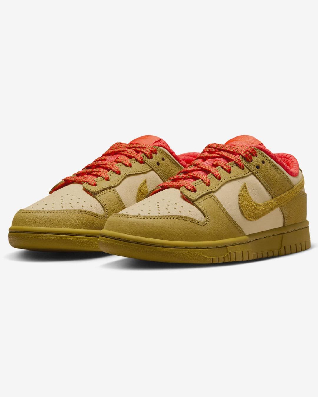 Nike Dunk Low Bronzine and Sesame FQ8897-252