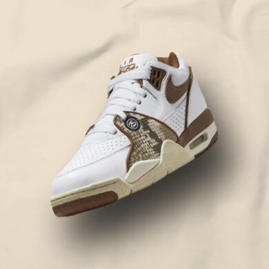 Air Flight 89 Low x Stüssy White and Pecan