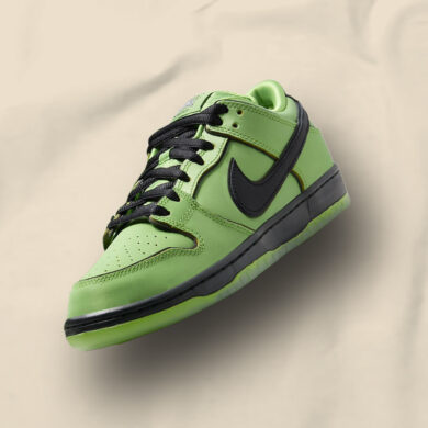 The Powerpuff Girls x Nike SB Dunk Low Buttercup FZ8319-300