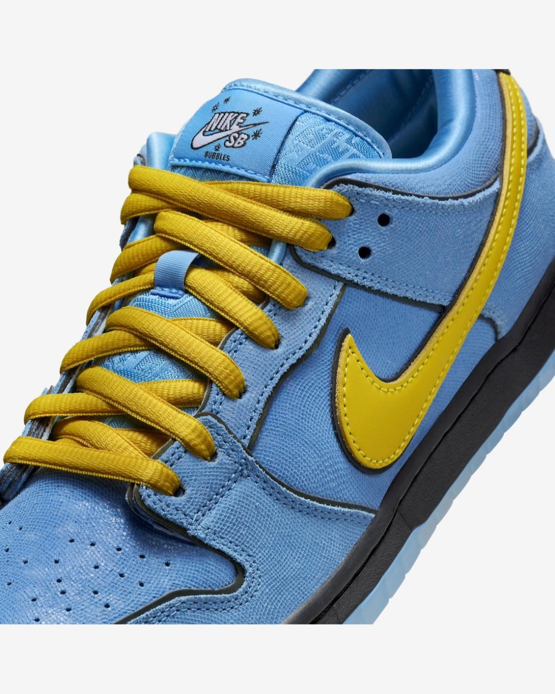 The Powerpuff Girls x Nike SB Dunk Low Bubbles FZ8320-400