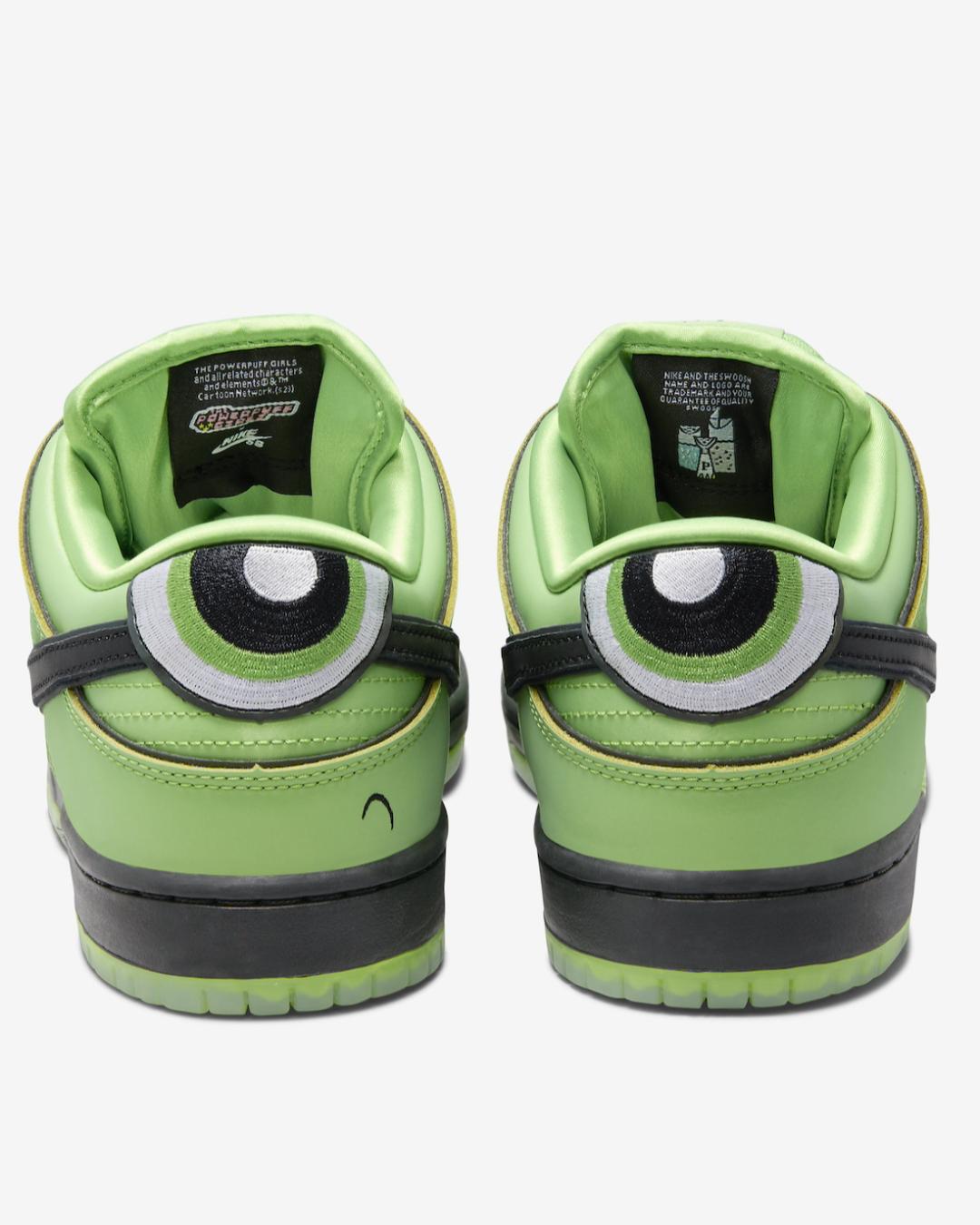 The Powerpuff Girls x Nike SB Dunk Low Buttercup FZ8319-300