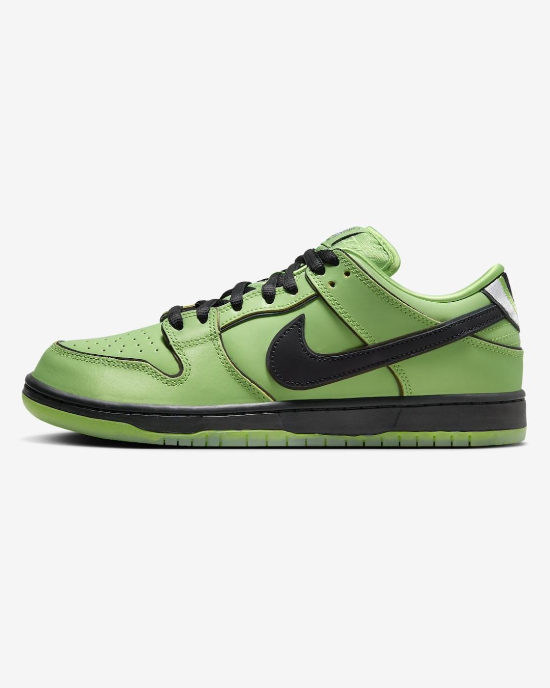 The Powerpuff Girls x Nike SB Dunk Low Buttercup FZ8319-300