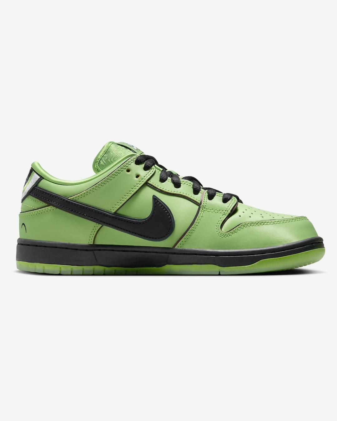 The Powerpuff Girls x Nike SB Dunk Low Buttercup FZ8319-300