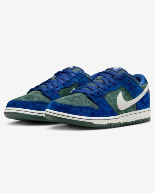 Nike SB Dunk Low Deep Royal Blue and Vintage Green HF3704-400