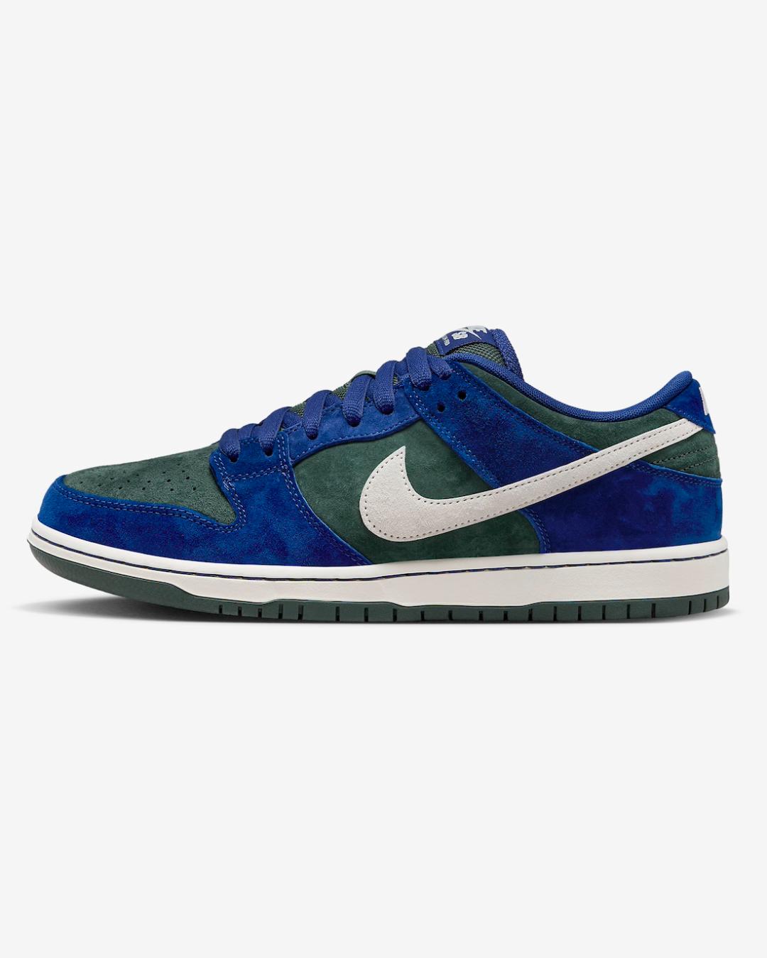 Nike SB Dunk Low Deep Royal Blue et Vintage Green HF3704-400