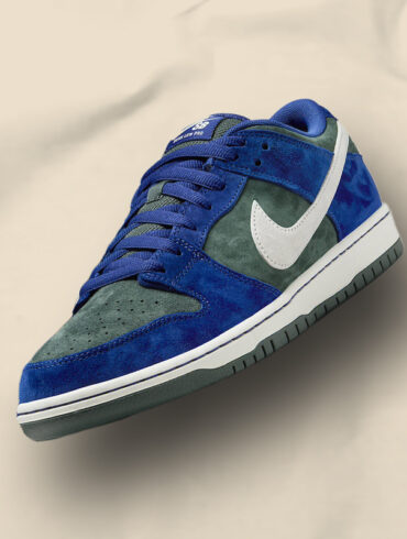 nike dunk bleu vert