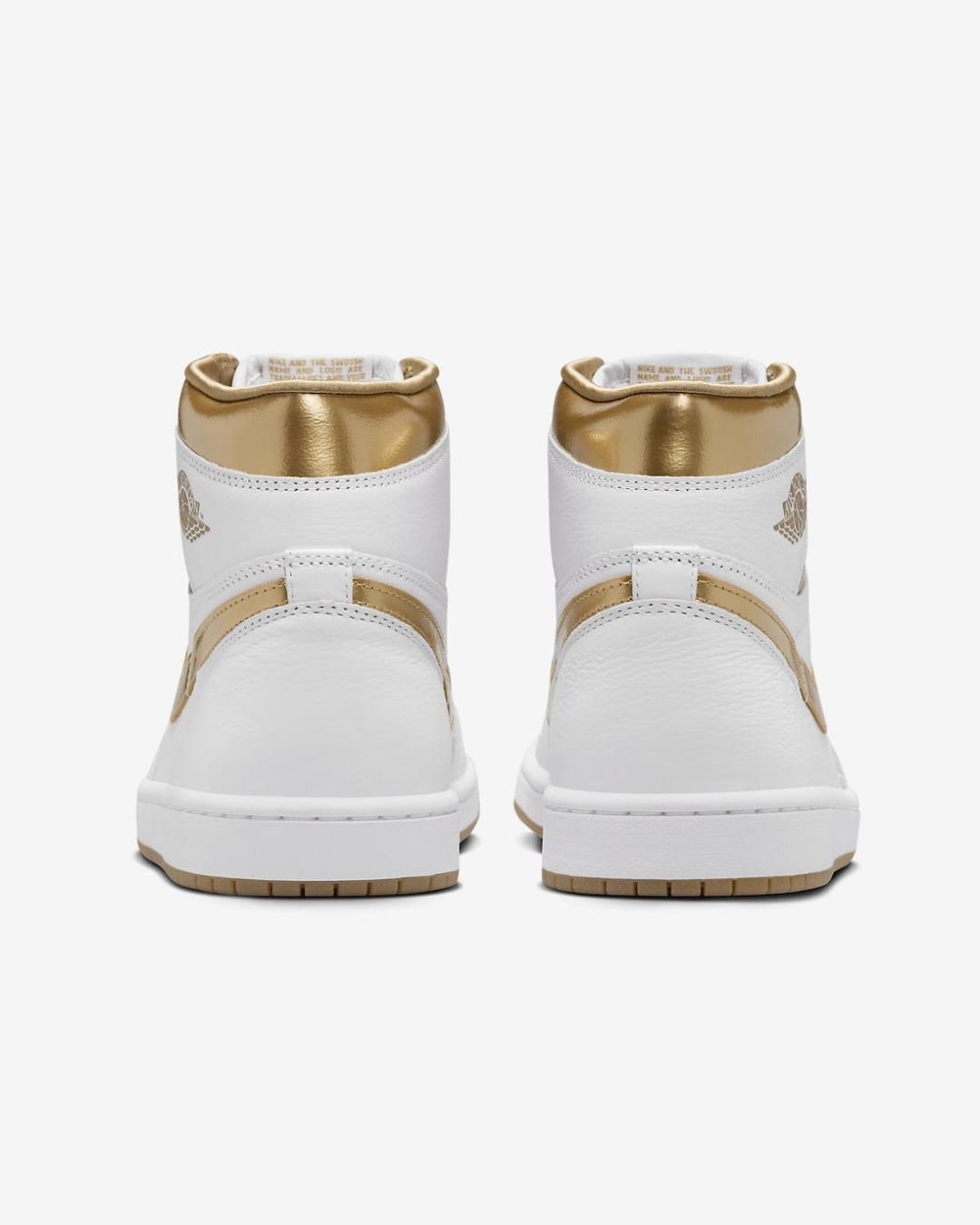 Air Jordan 1 High OG White and Gold FD2596-107