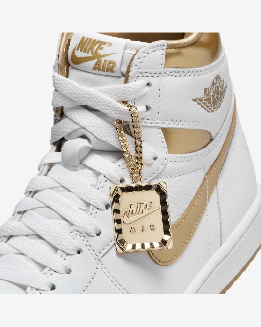Air Jordan 1 High OG White and Gold FD2596-107