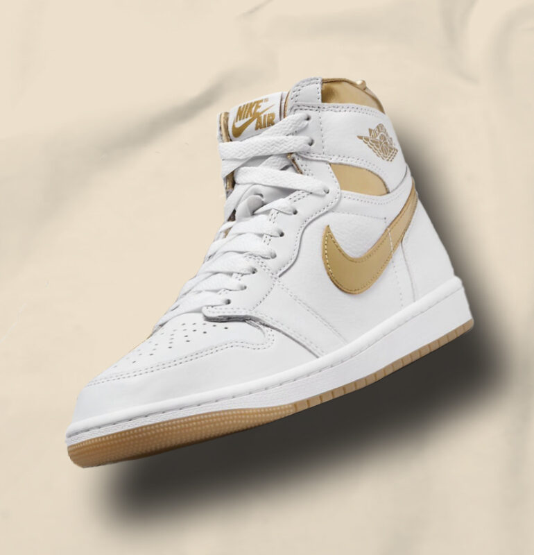 Air Jordan 1 High OG White and Gold FD2596-107
